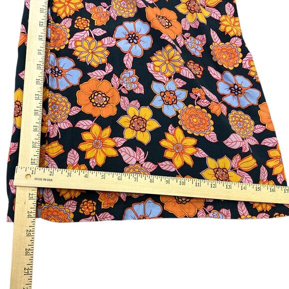 Modcloth Floral V-neck Jumpsuit Women's  XL Retro Boho Festival - Picture 8 of 13